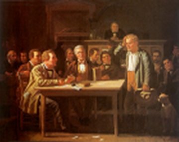 courtroom painting